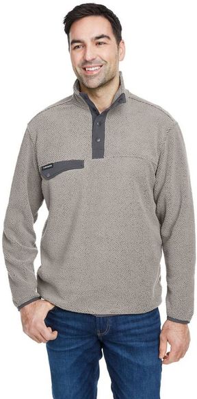 Dri Duck Men's Brooks Sherpa Fleece Pullover&nbsp; Jacket
