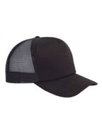 Big Accessories 5-Panel Twill Trucker Cap