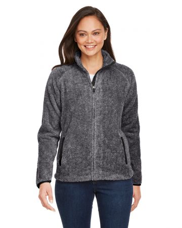 J America Ladies Boundary Shag Full Zip