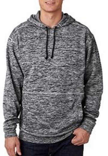 J America Adult Cosmic Poly Fleece Hooded Sweatshirt