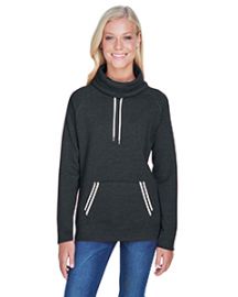 J America Ladies' Relay Cowl Neck