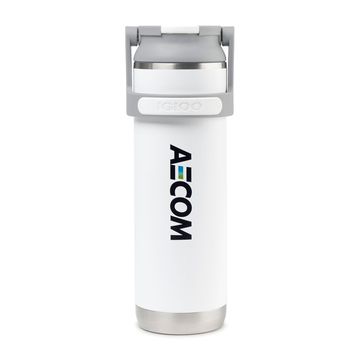 Igloo 20oz Double Wall Vacuum Insulated Sport Sipper Tumbler Water Bottle  2.95" W x 9.65" H x 2.95" L