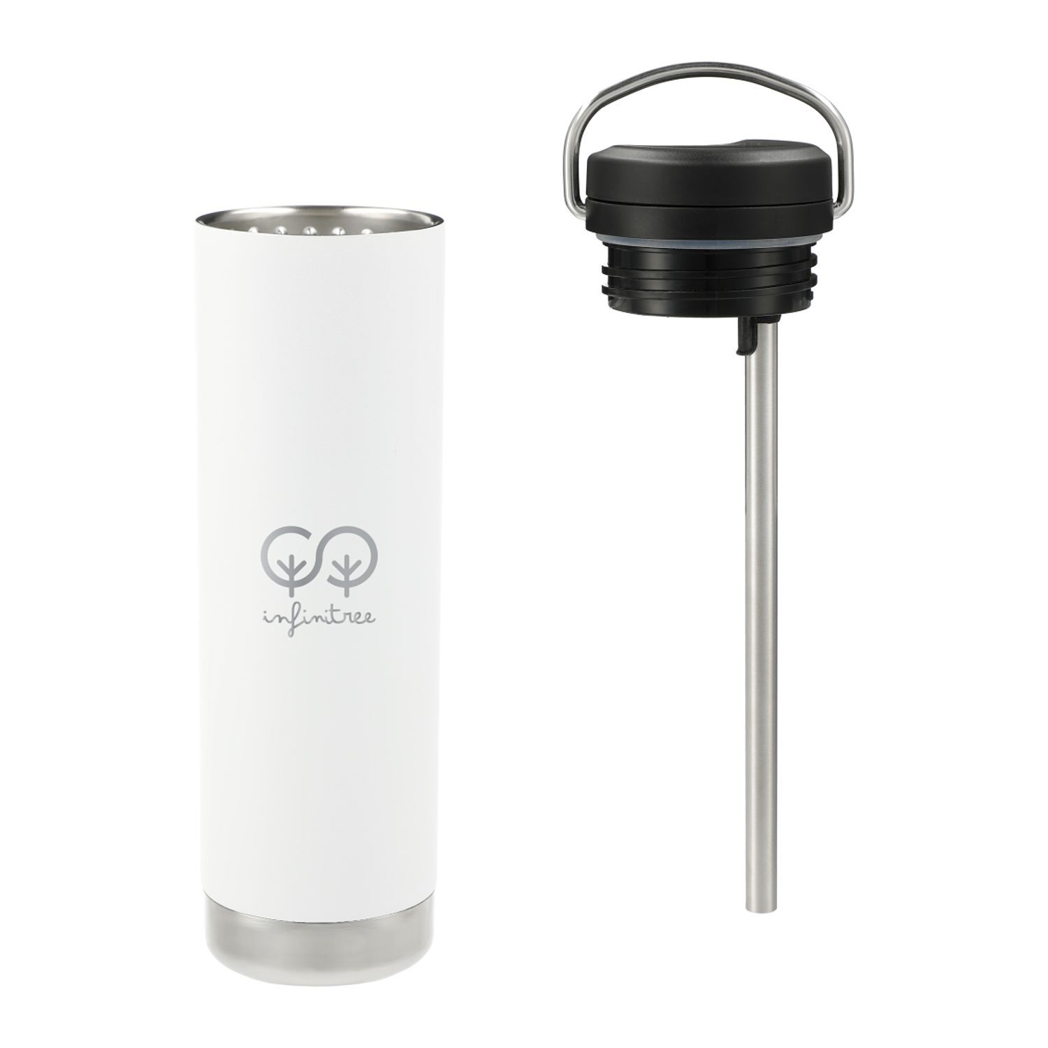 Klean Kanteen Eco Tkwide 20 Oz. Stainless Steel Double-Wall Insulated Twist Cap Water Bottle -  3.00" D x 3.00" W x 10.18" H